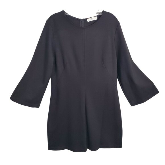 Everlane Dresses & Skirts - Everlane Size 14 Dress Ponte Knit The Long Sleeve Shift Minimalist Capsule Black